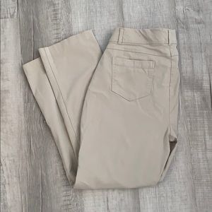 Very Stretchy Stone Khaki Strait Leg Pants